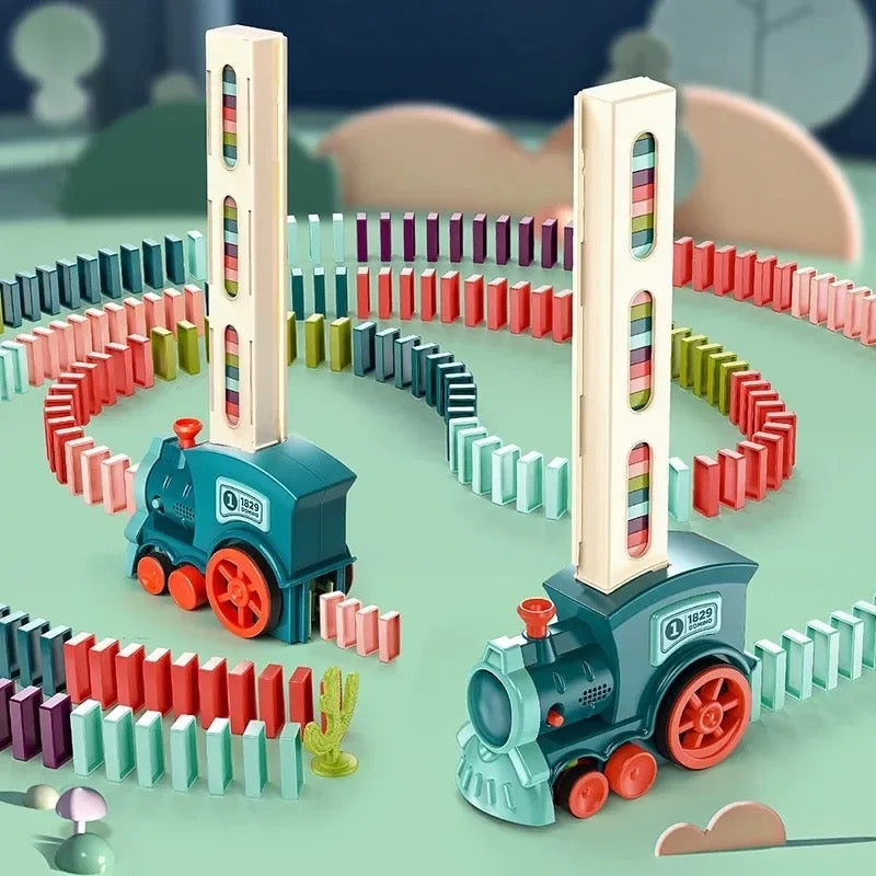 Domino Train Set – Endless Creative Domino Racing Fun For Kids & Family