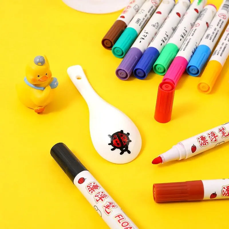 Magic Pens for Water Drawings – Floating Water Drawing Markers (12 pcs)