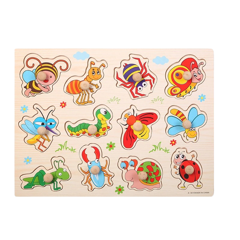 Puzzleino – Premium Wooden Learning Puzzle for Toddlers