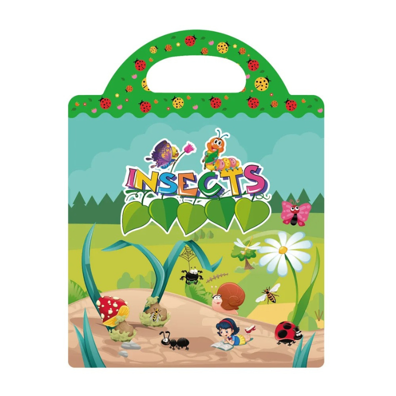 Reusable Sticker Book for Fun English Learning