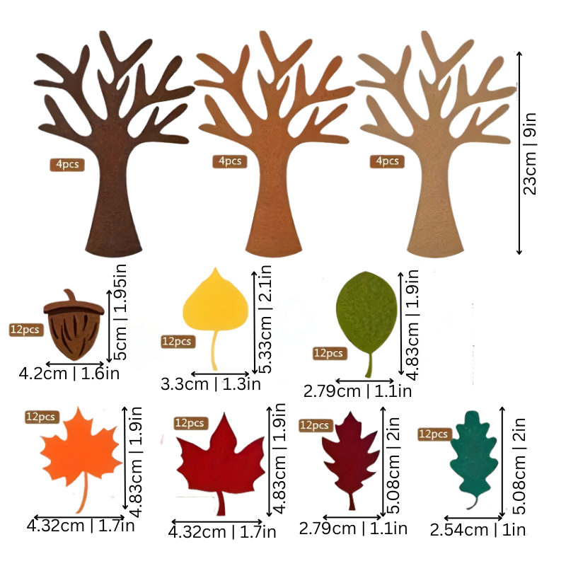 DIY Felt Tree Craft Set – Creative Seasonal Decoration Fun for Kids