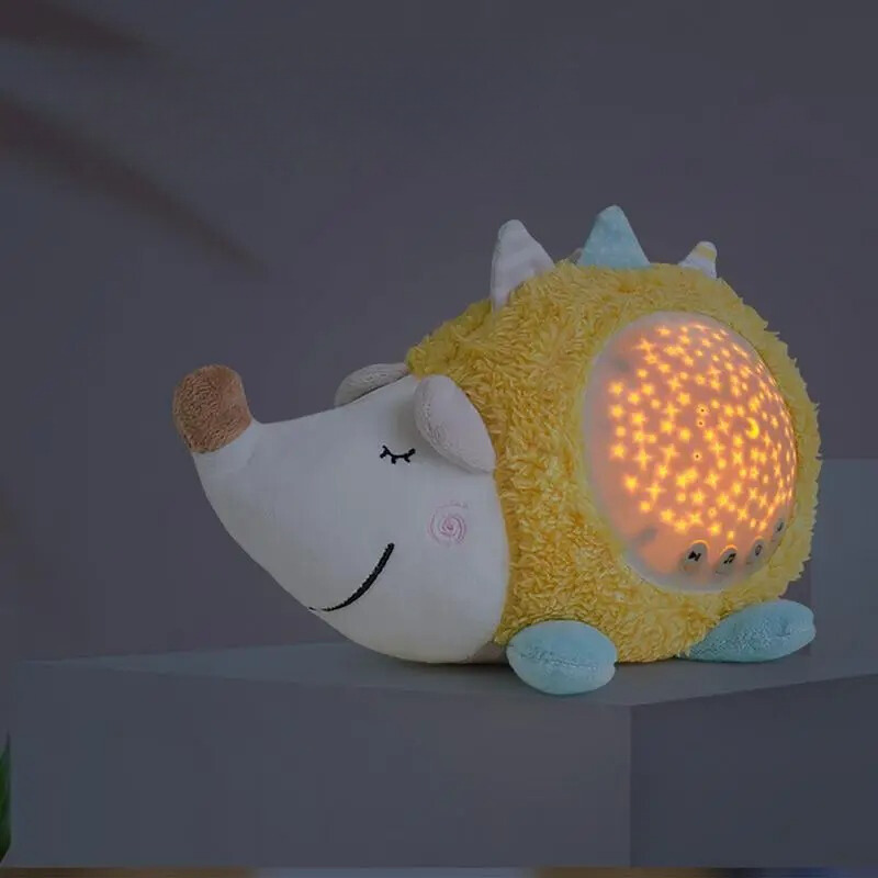 Sleep Stars - Plush Hedgehog with Starry Sky & Music Night Light