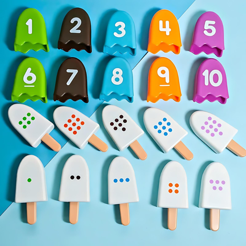 Smart Mug – Ice Cream Number Matching Game for Early Maths Learning & Skill Development