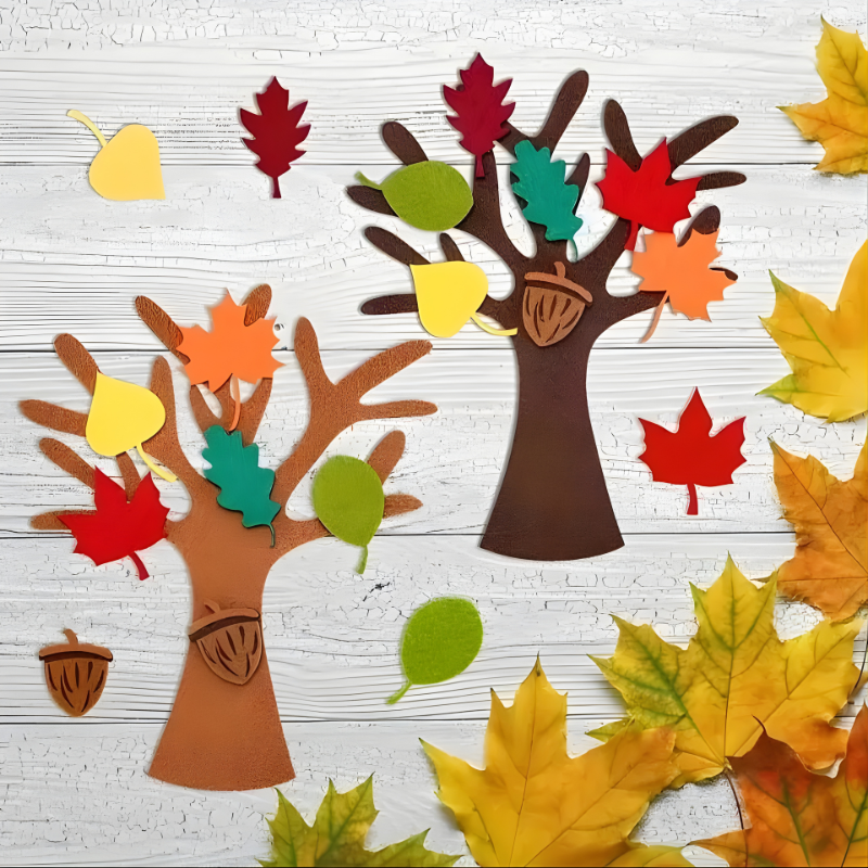 DIY Felt Tree Craft Set – Creative Seasonal Decoration Fun for Kids
