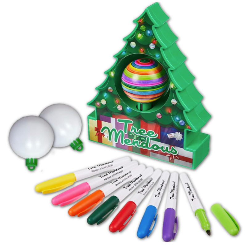 Ornament Art Kit - Easy DIY Christmas Bauble Decorating Set for Kids