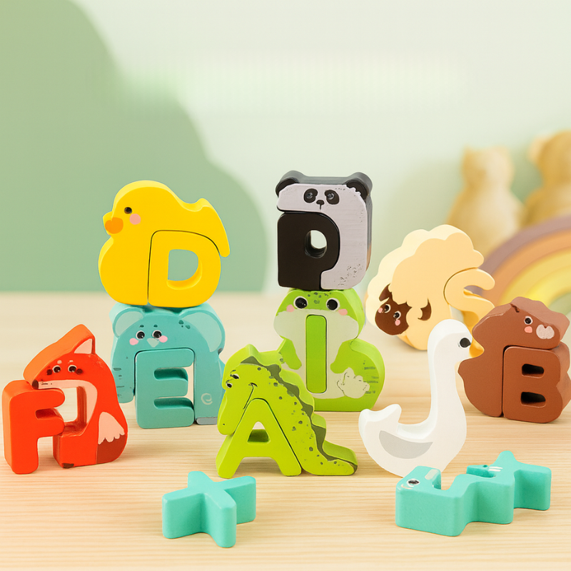 Wooden Alphabet Puzzle – Fun ABC Learning Adventure for Kids