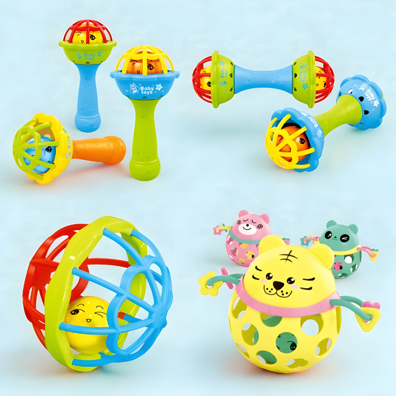 Baby Sensory Rattle Set – Gentle Musical Learning Companion