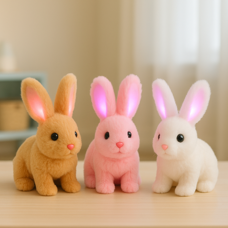 Glow Bunny – Interactive Light-Up Plush Bunny For Magical Playtime