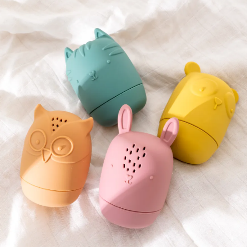 Bath Friends – Dishwasher-Safe Silicone Squeeze Bath Toys