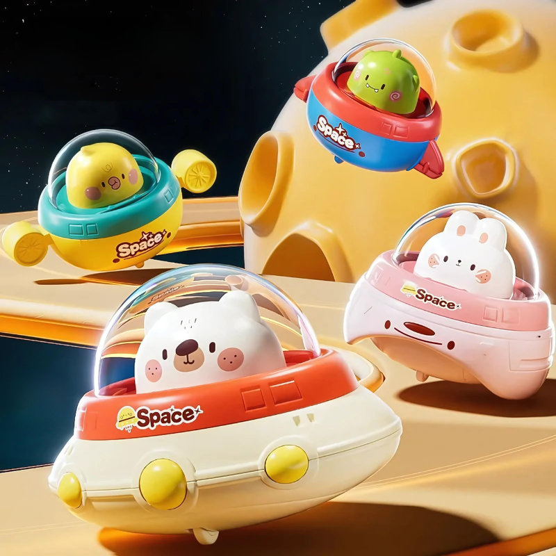 Space Racers - Push & Go Space Vehicle Toy Set for Kids