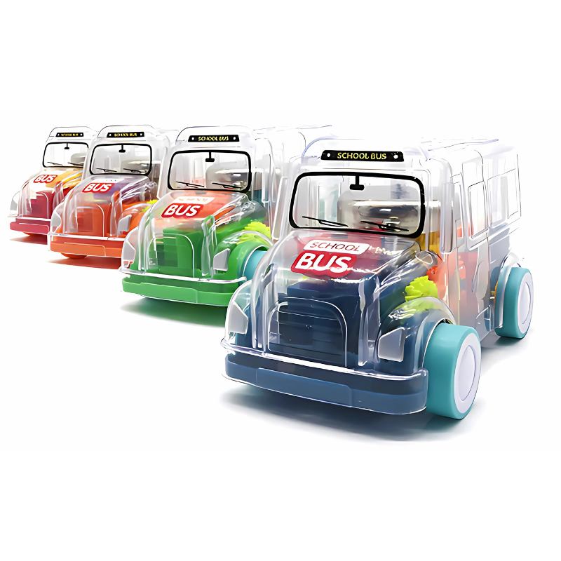 Light Wheels Adventure Bus – Interactive 3D Light & Sound Toy for Kids