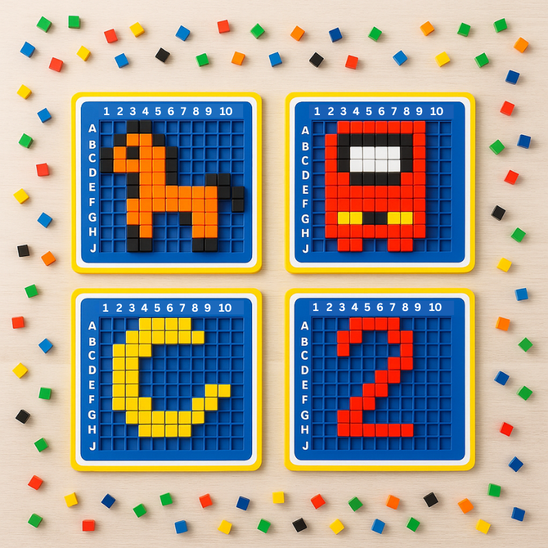 Kreativa STEM Pixel Challenge – Creative Coding & Logic Puzzle Learning Game