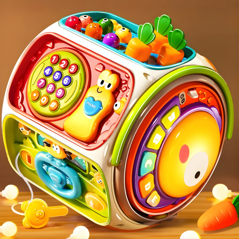 Musical Activity Cube – Interactive Baby Learning &amp; Sensory Development Toy