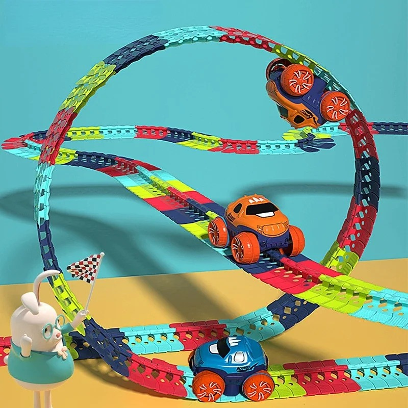 Build, Loop & Race – The Ultimate High-Speed Flexible Racing Track Adventure Set