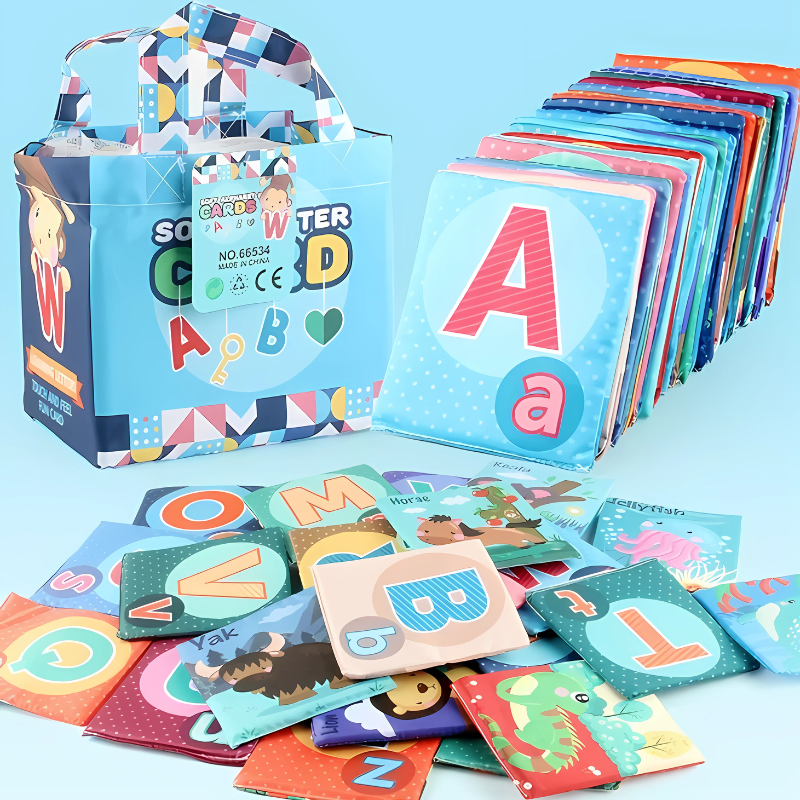 ABC Fun – Soft Alphabet Cards for Early Learning & Sensory Play