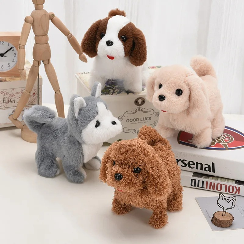 Interactive Walking, Barking & Tail-Wagging Toy Dog for Kids