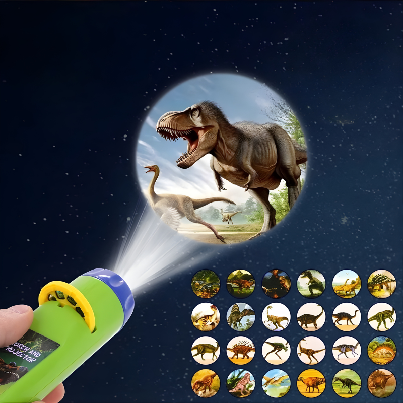Lumosaur Projection Torch – Bedtime Story Projector For Curious Little Minds