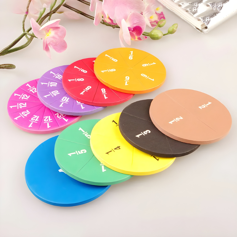 Math Magic Learning Set – Hands-On Fraction & Numbers Discovery Toy