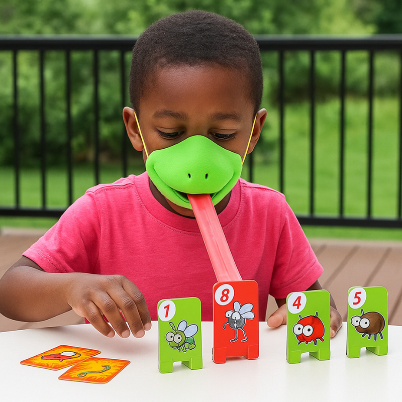 Chameleon Clash – Fast-Paced Tongue Snapping Family Party Game