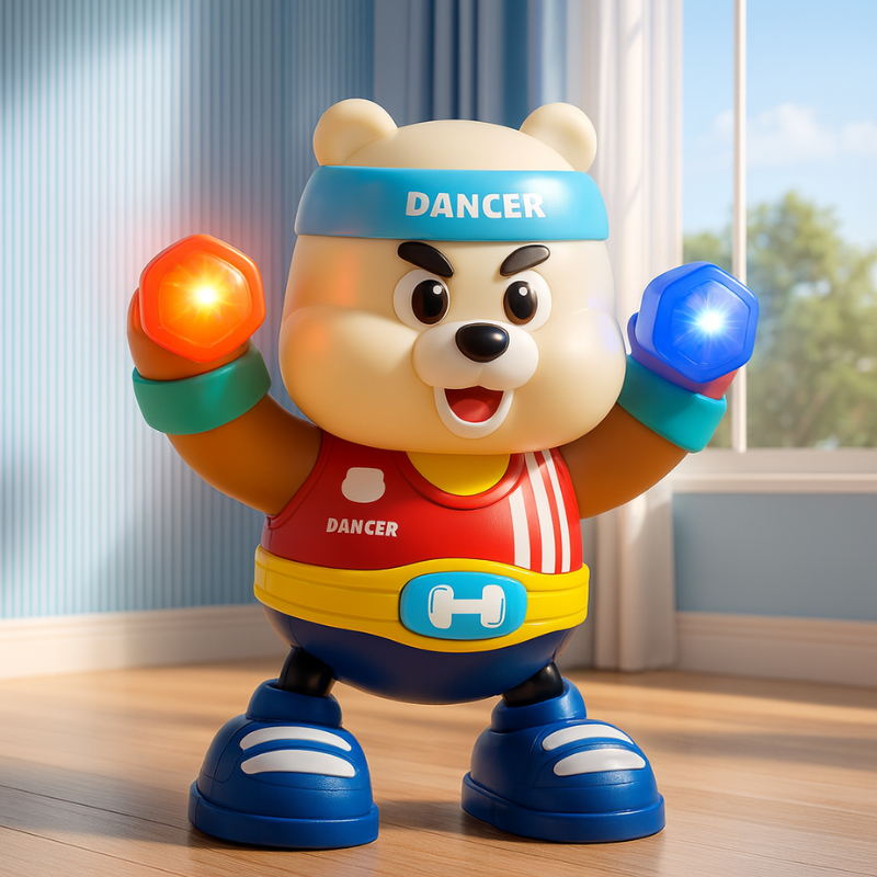 Dancing Bear – Light-Up Musical Fitness Toy for Active Play