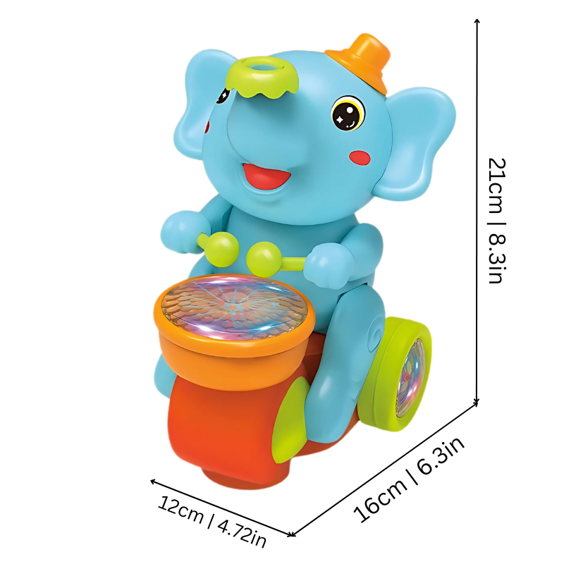 Musical Elephant with Floating Ball & Light Show