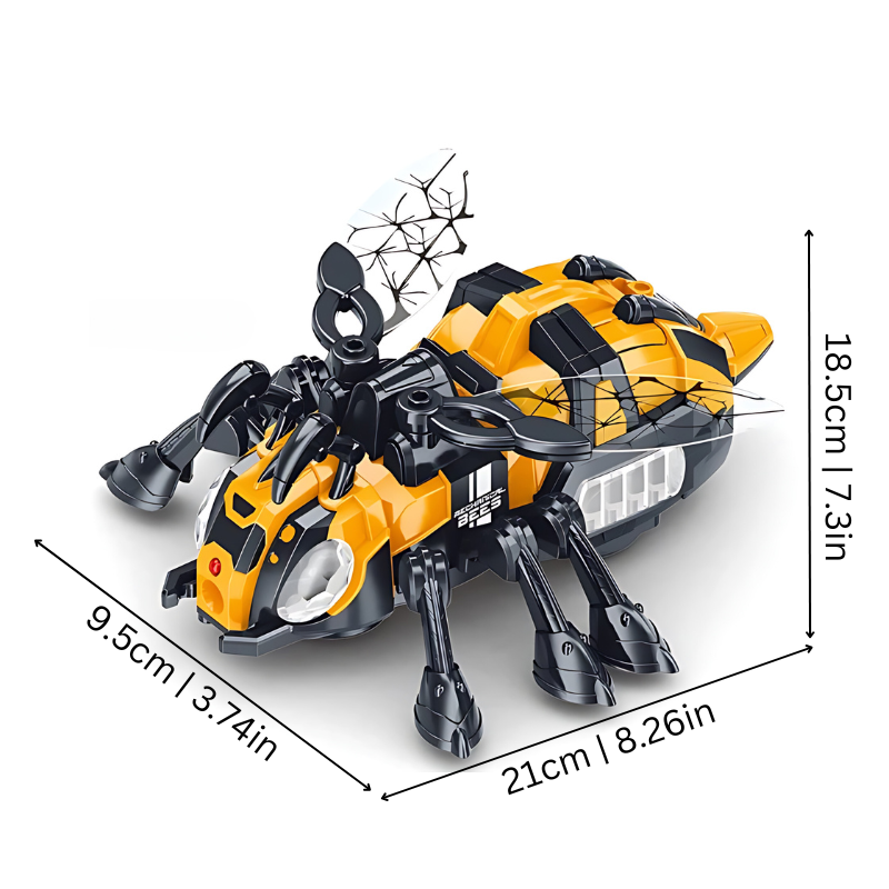 CrawlBee - 360° Interactive Crawling Bee Toy with Lights & Sound