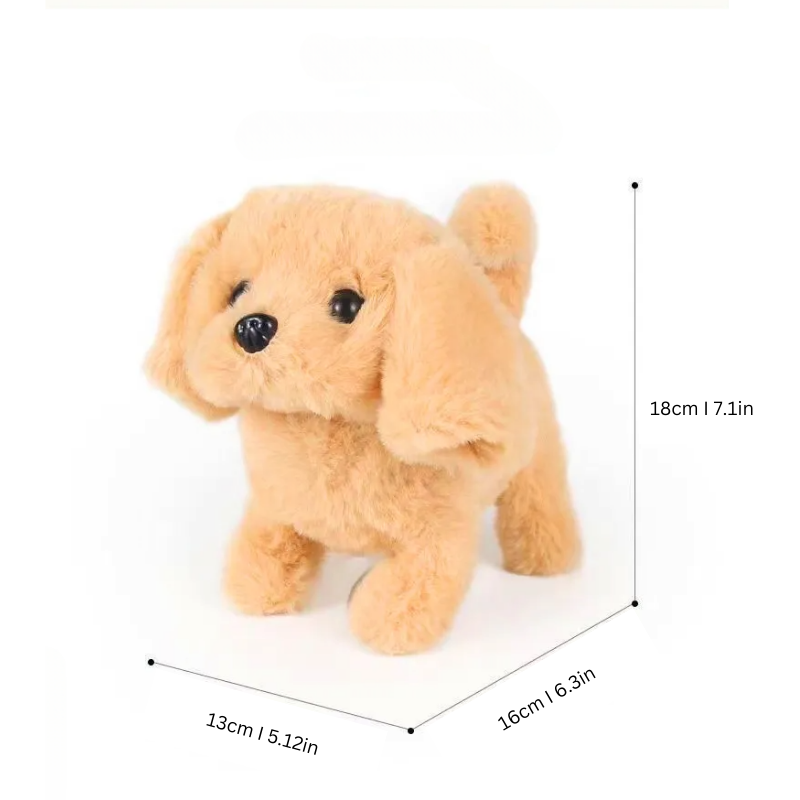 Interactive Walking, Barking & Tail-Wagging Toy Dog for Kids