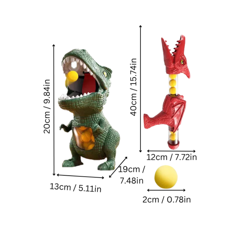 Dinosaur Shooting Game for Kids – Action-Packed Fun with Soft Foam Balls