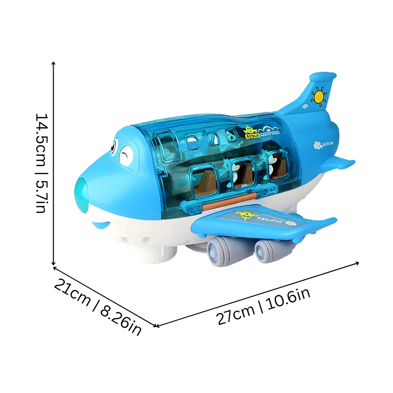 Air Magic Flying Toy – 360° Rotating Light & Music Adventure Plane