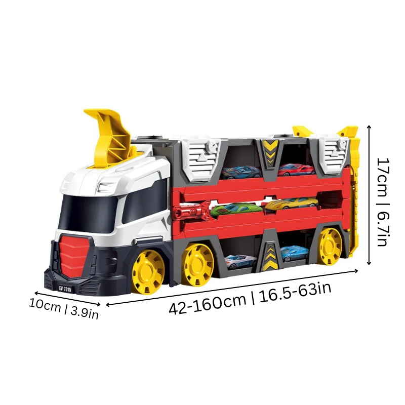 Mega Truck – Car Transporter with Dual Racing Track