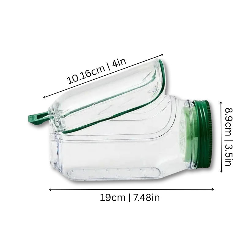 Fresca Layered Salad Jar – Leakproof BPA-Free Meal Prep Container for Fresh Food On The Go