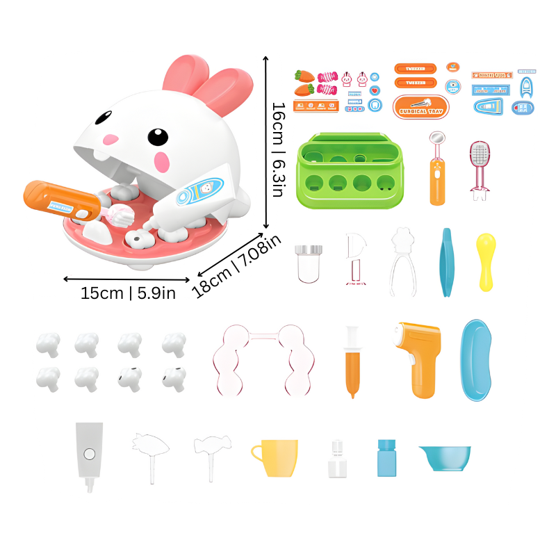 Children’s Dentist Play Set – Learn Brushing Skills & Overcome Dental Anxiety Through Play