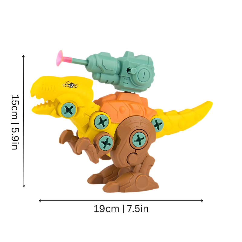 Dinosaur Building Set – Buildable Dino Action Set with Screwdriver
