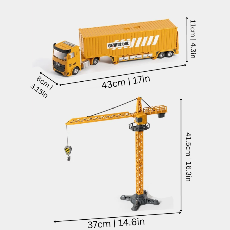 Build, Transform & Create – The Ultimate 2-in-1 Construction Truck Adventure Set