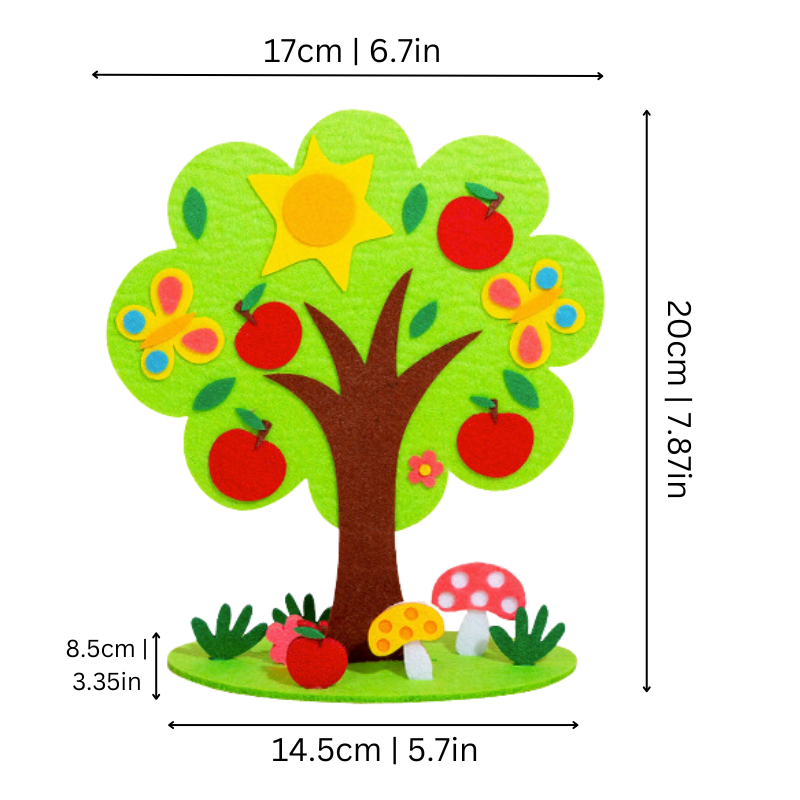Fantasie Tree 4 Seasons Felt Decor Play Set