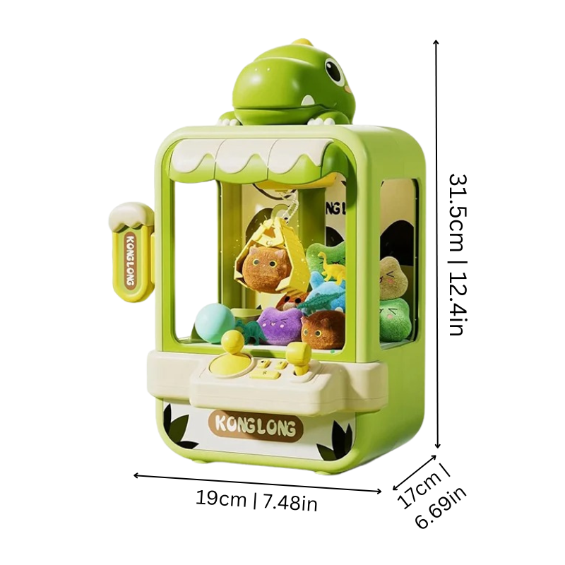 Grip Fun – Mini Claw Machine Arcade Game with Lights & Music