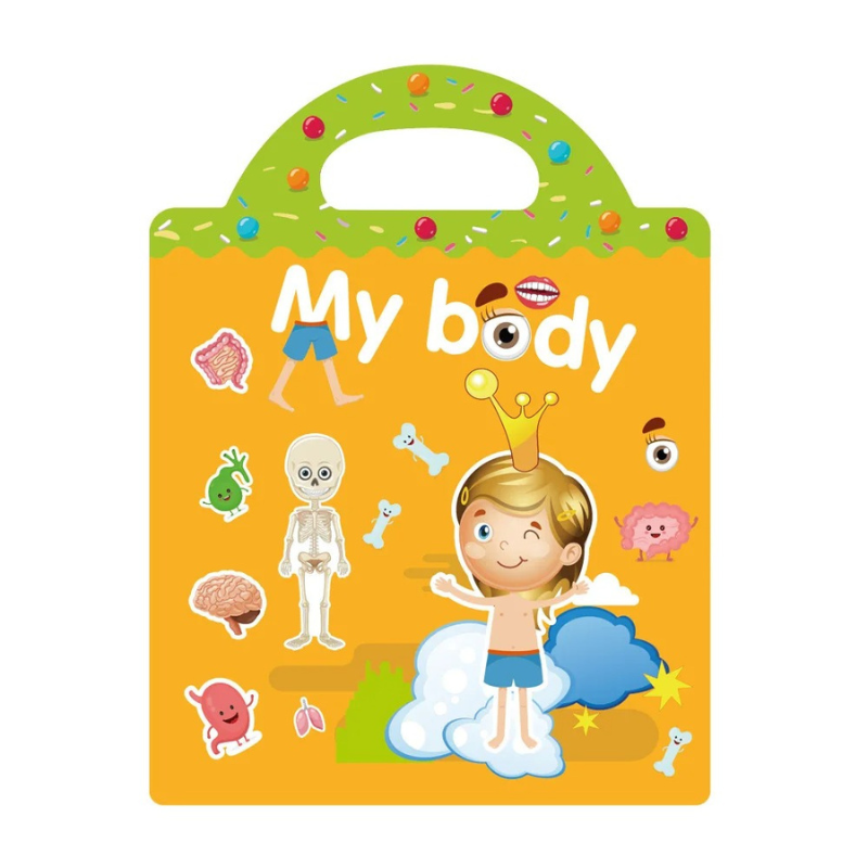 Reusable Sticker Book for Fun English Learning