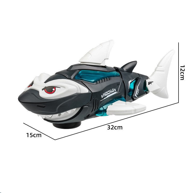 Glowing Musical Shark Toy – Interactive Light & Sound Kids Toy