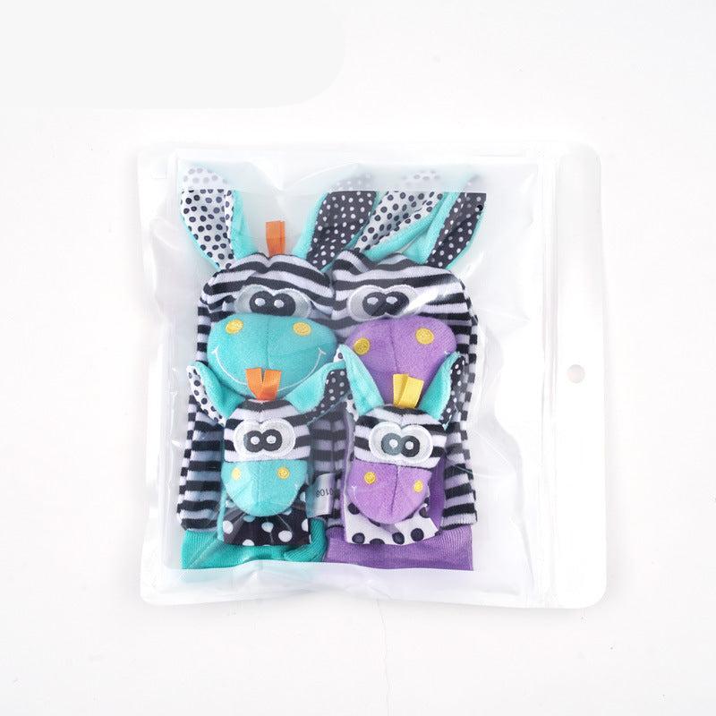 Sensory Plush Socks & Wrist Rattles – Fun Early Learning Development Set