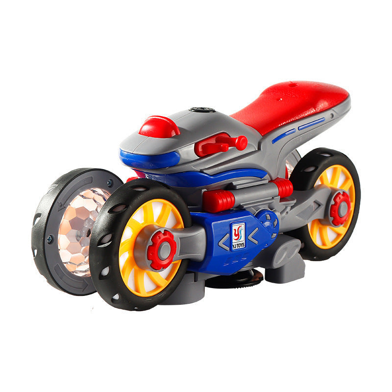 Dancing & Light-Up Musical Motorcycle Toy for Kids