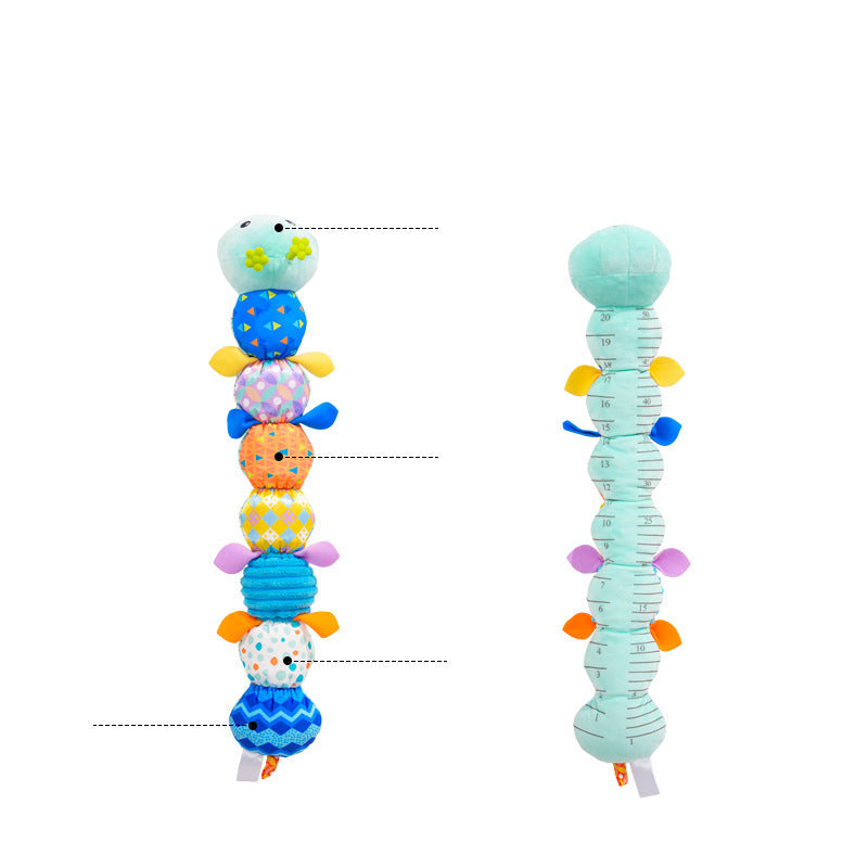 Sensory Musical Caterpillar – Soft Plush Rattle Toy For Babies