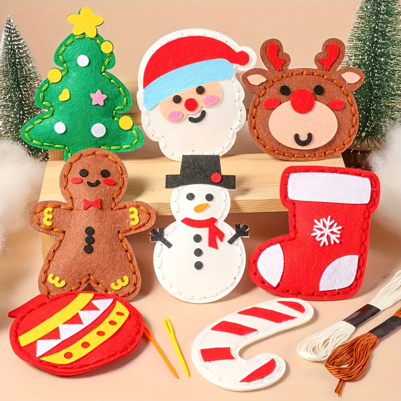 Safe Felt Christmas Sewing Kit – DIY Holiday Craft for Kids & Family