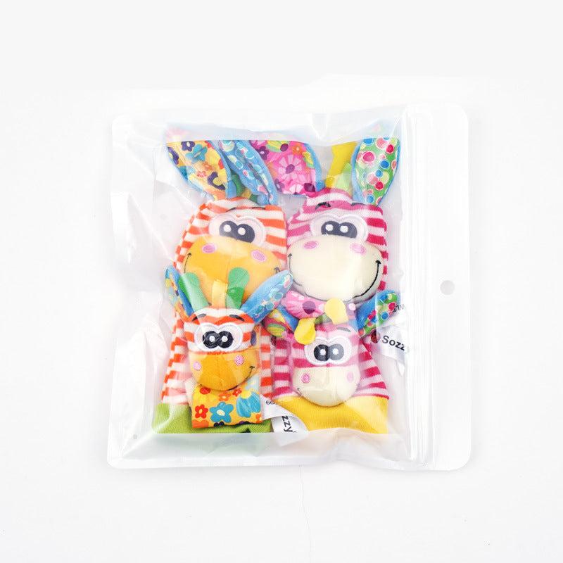 Sensory Plush Socks & Wrist Rattles – Fun Early Learning Development Set