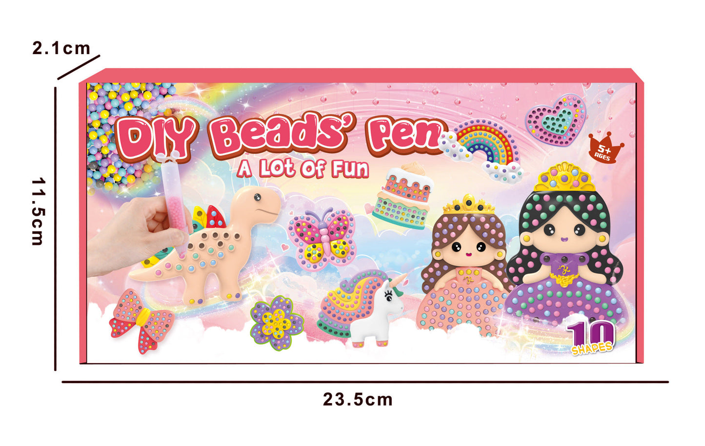 Magical Sparkle Art – Creative Bead Painting DIY Set for Kids
