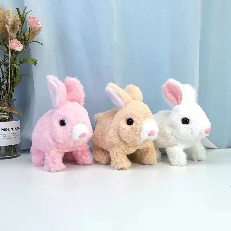 Hopping Plush Bunny – Interactive Soft Toy for Play & Cuddles