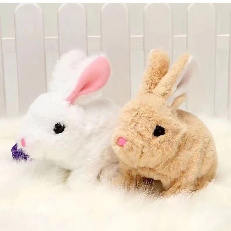 Hopping Plush Bunny – Interactive Soft Toy for Play & Cuddles
