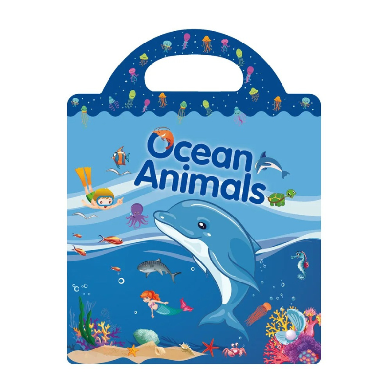 Reusable Sticker Book for Fun English Learning