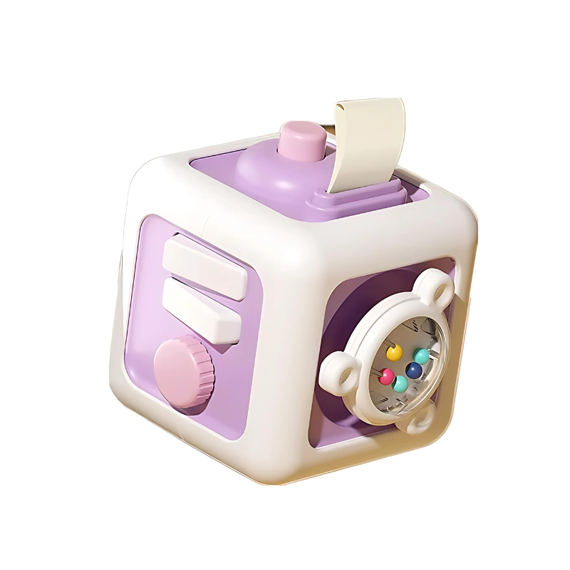 Touch Cube – Montessori Sensory Activity Cube for Early Learning & Motor Skills