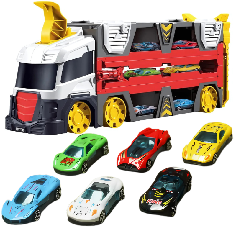 Mega Truck – Car Transporter with Dual Racing Track