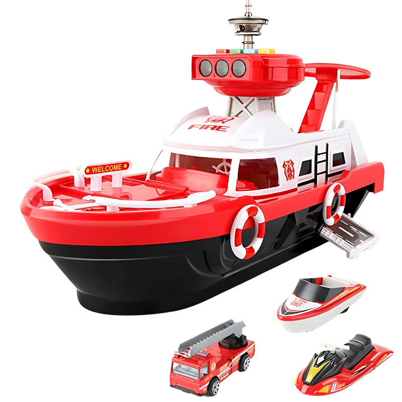 Rescue Fleet – The Ultimate 3-in-1 Emergency Mission Playset for Little Heroes